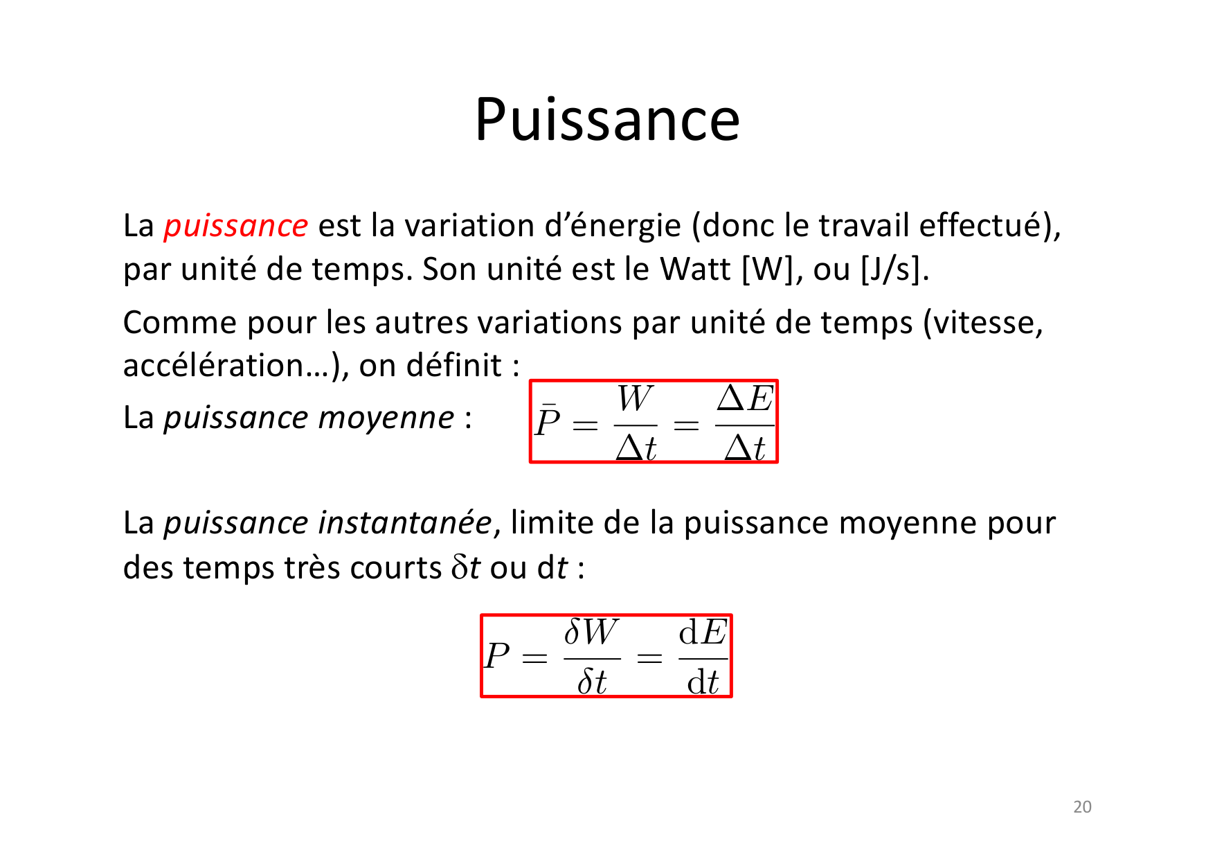 04 Travail Energie Puissance page 20