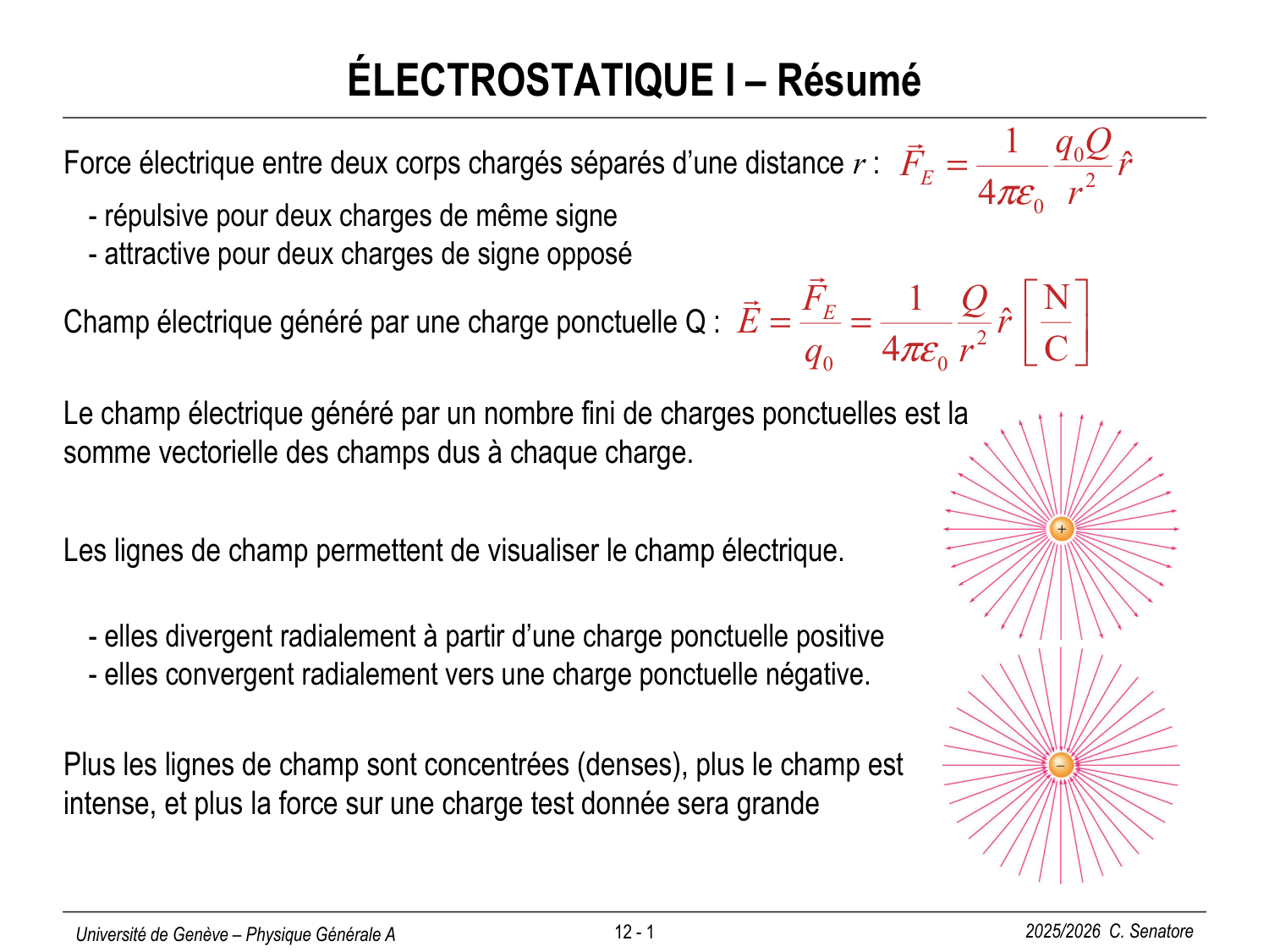 12 Électrostatique II page 1