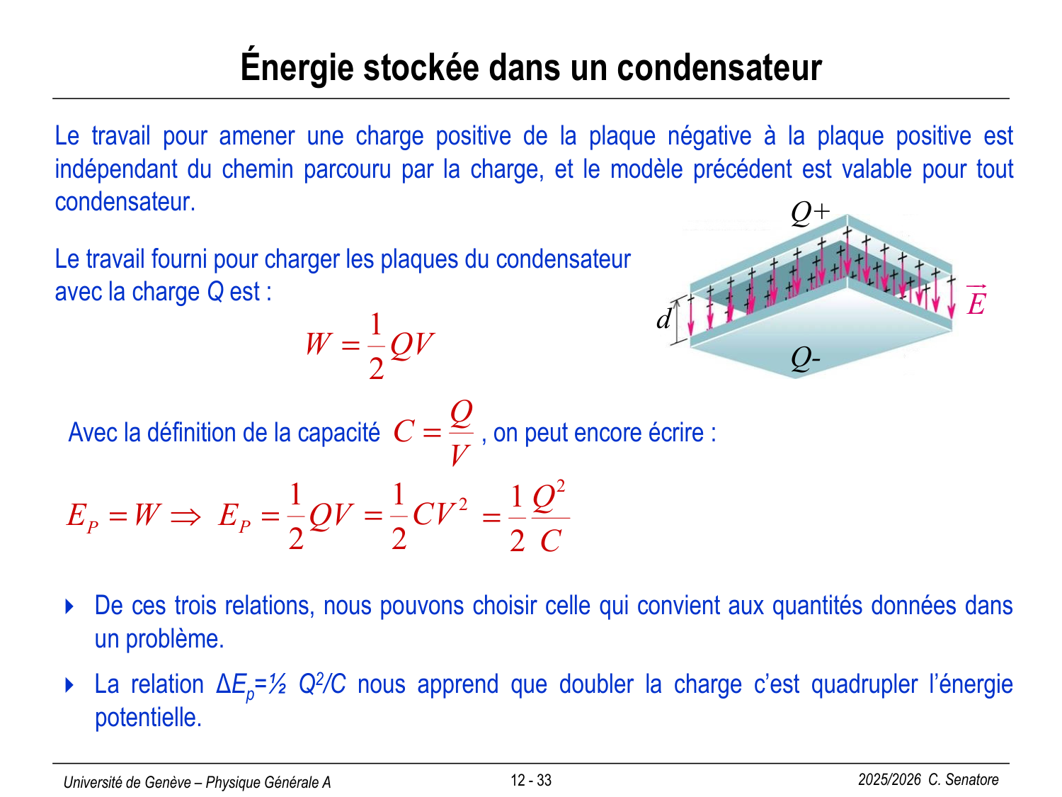13 Électrostatique III et Électrocinétique I page 4