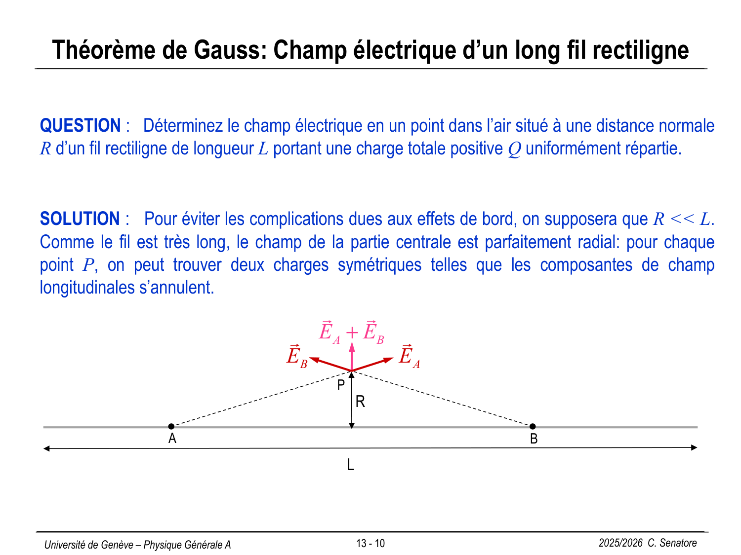 13 Électrostatique III et Électrocinétique I page 12