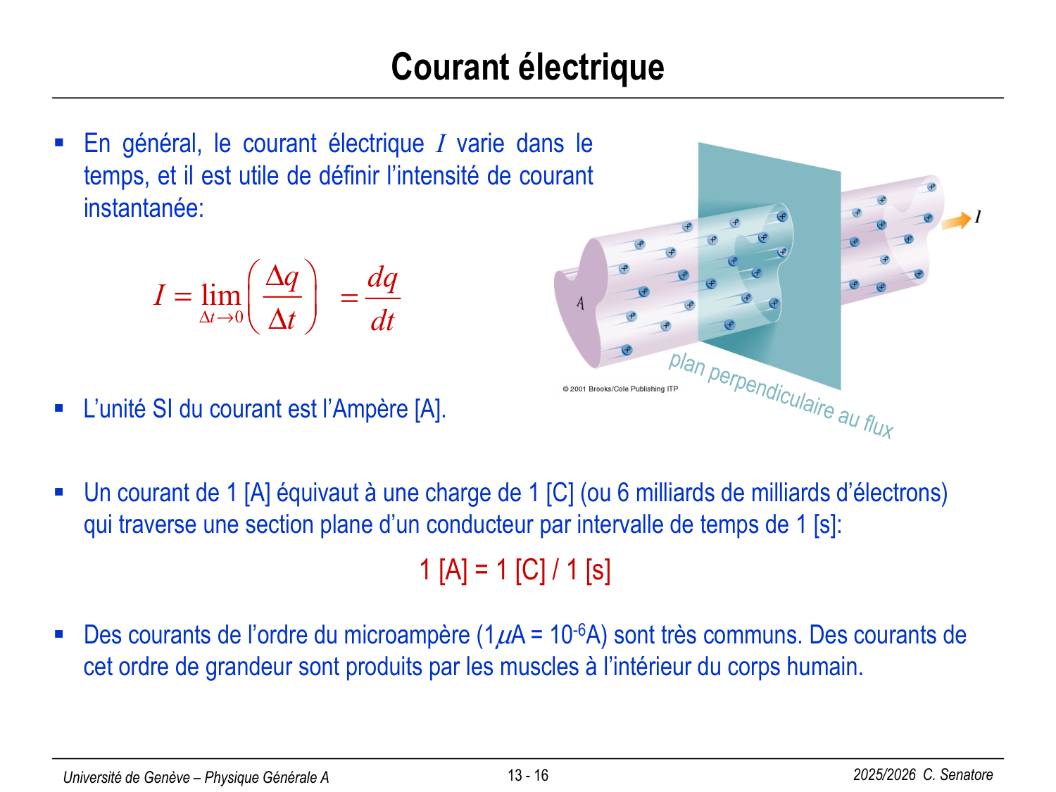 13 Électrostatique III et Électrocinétique I page 18