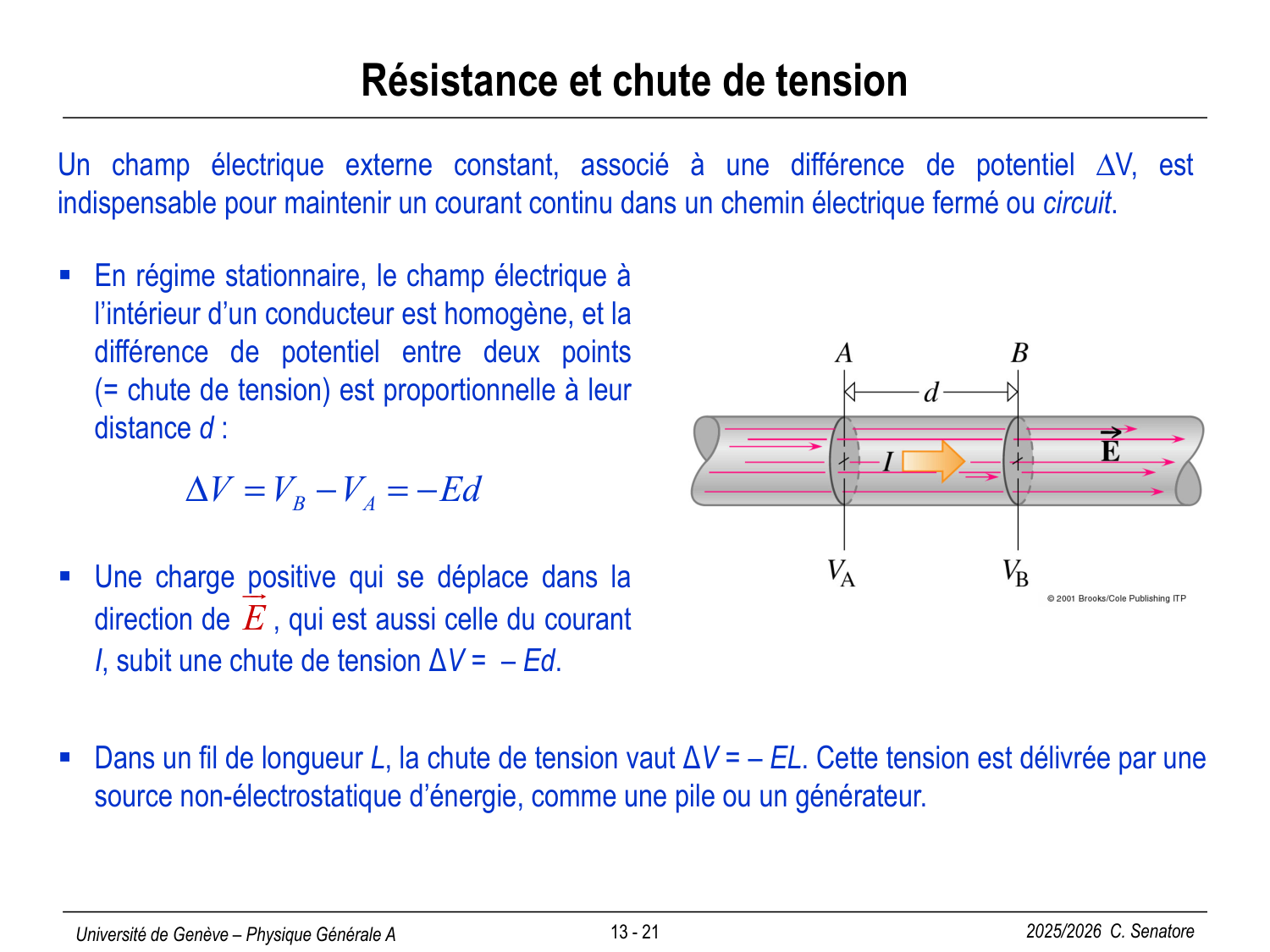 13 Électrostatique III et Électrocinétique I page 23