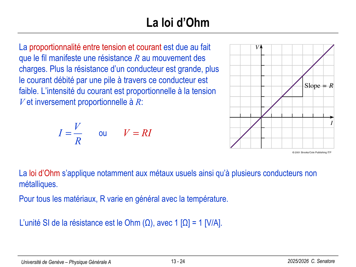 13 Électrostatique III et Électrocinétique I page 26