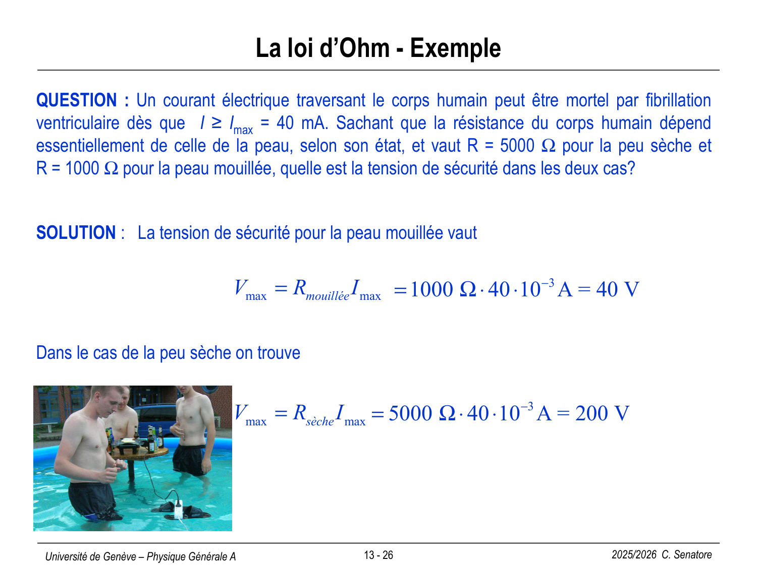 13 Électrostatique III et Électrocinétique I page 28