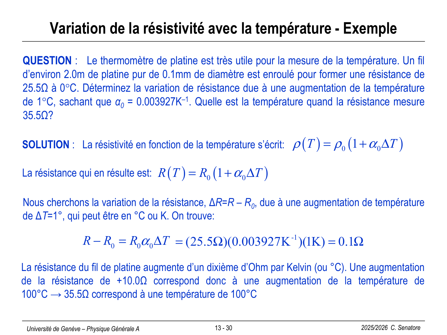 13 Électrostatique III et Électrocinétique I page 32