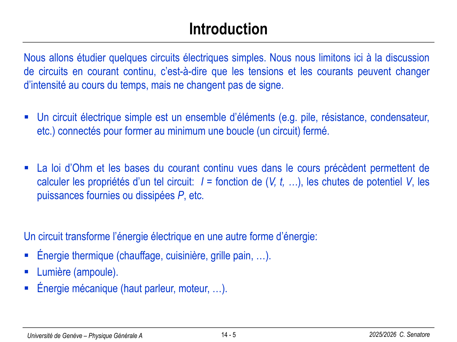 14 Électrocinétique II page 5