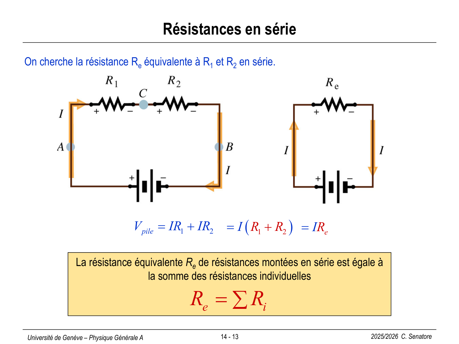14 Électrocinétique II page 13