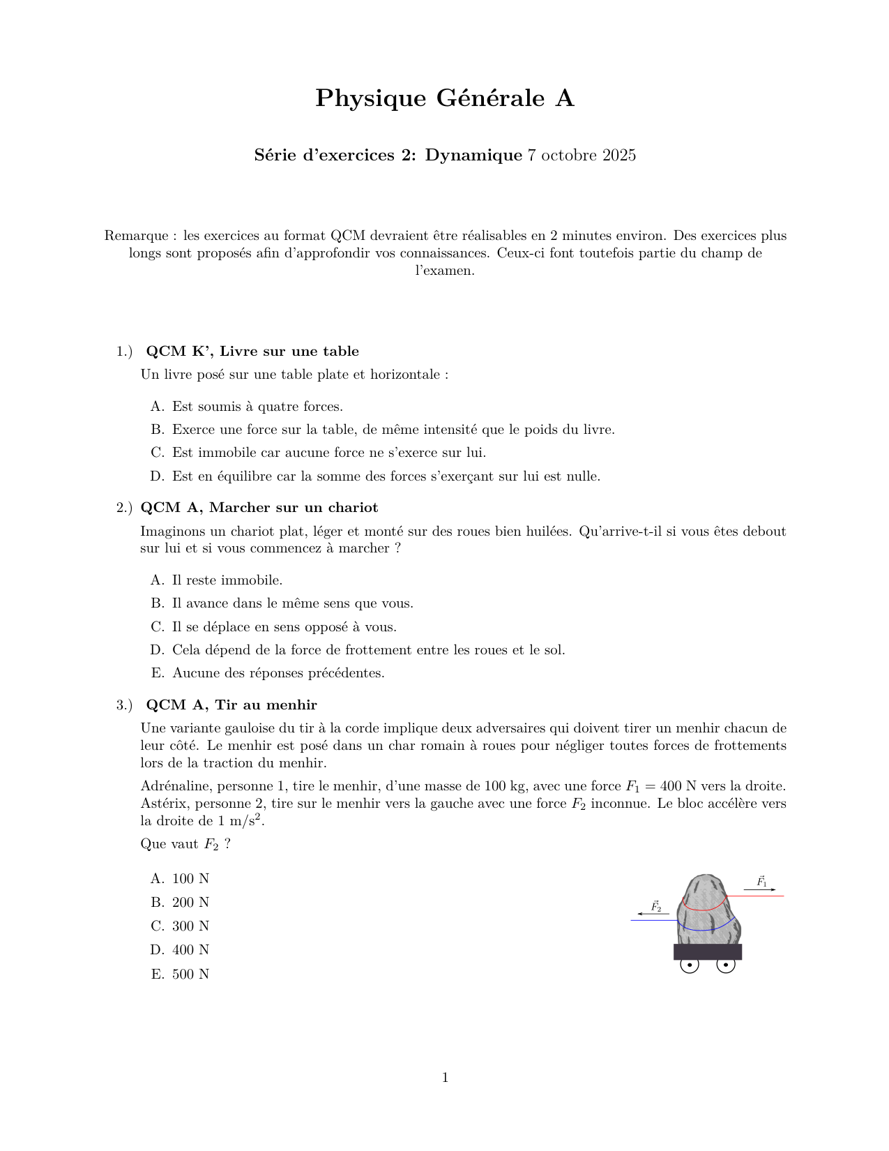 Serie 02 Dynamique page 1