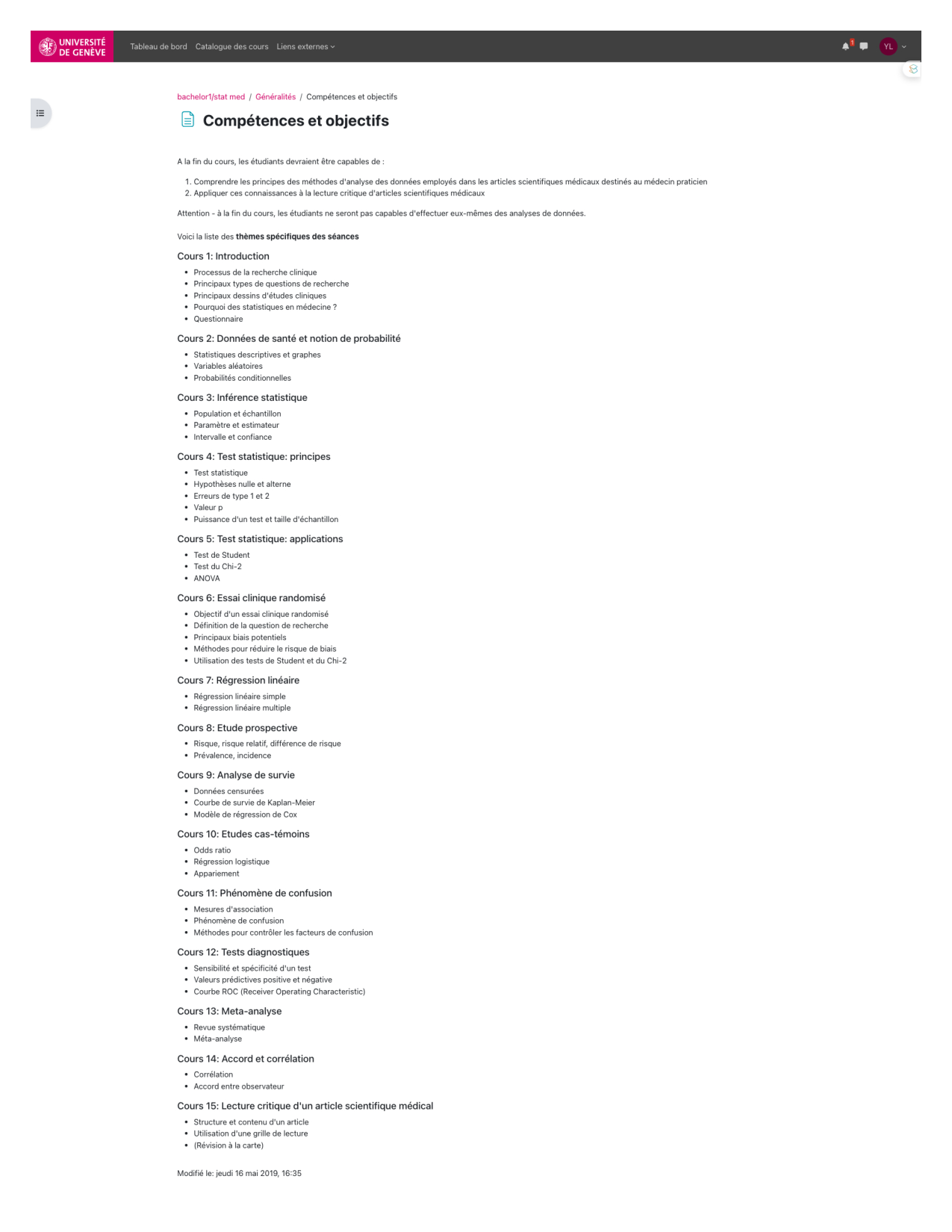 Competence and objective page 1