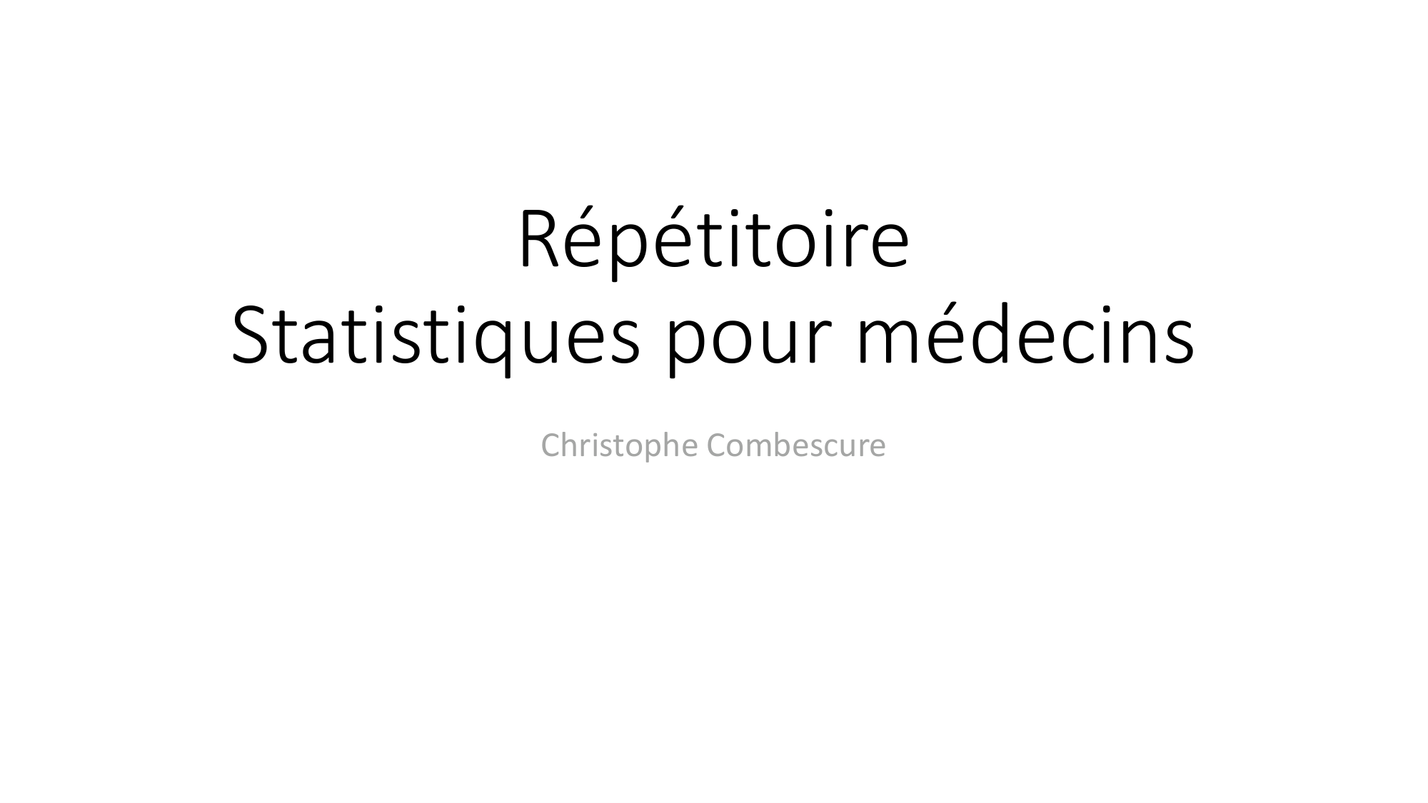 Répétitoire statistiques page 1