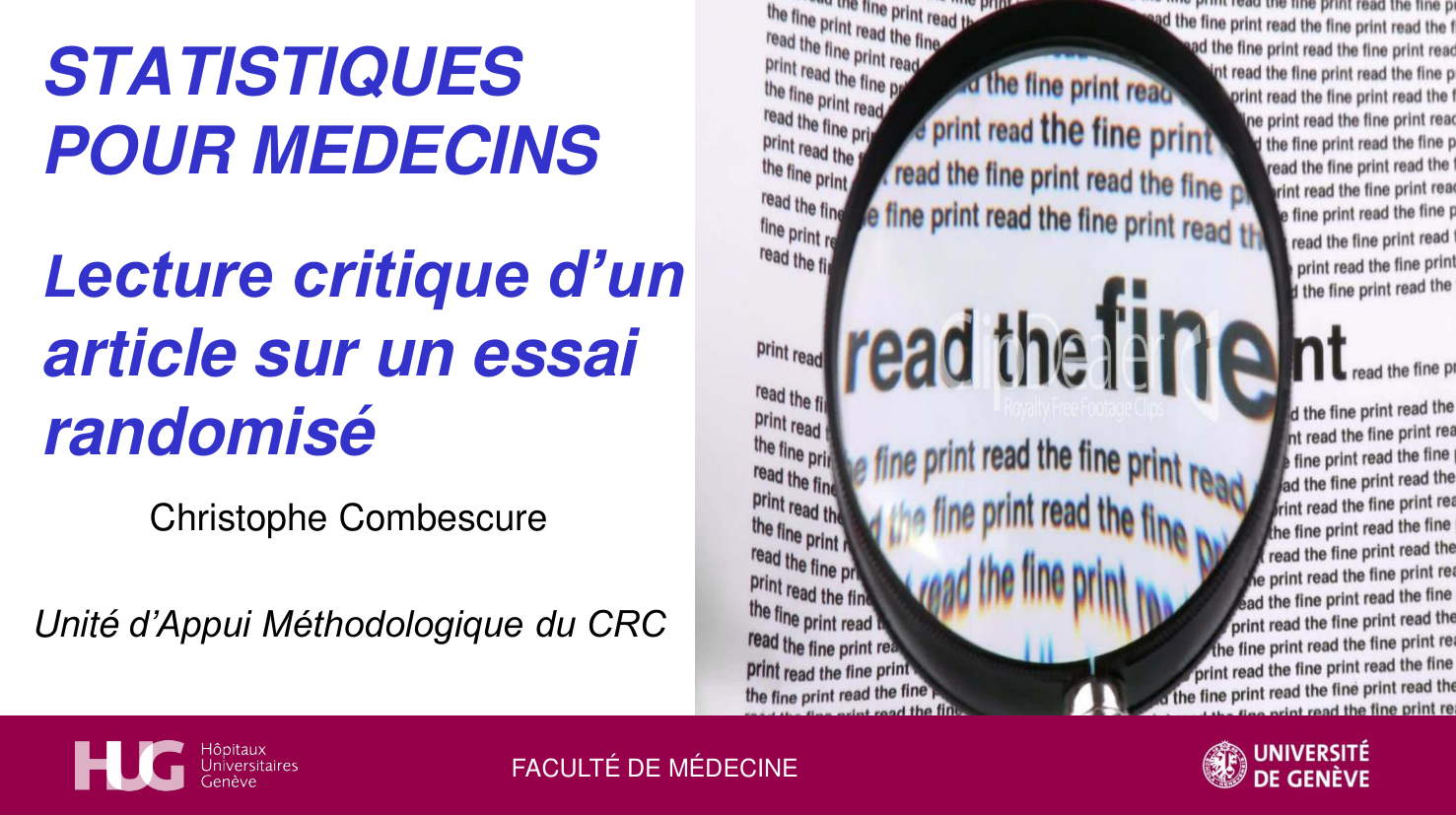 Statistiques pour médecins15 lecturecritique page 1