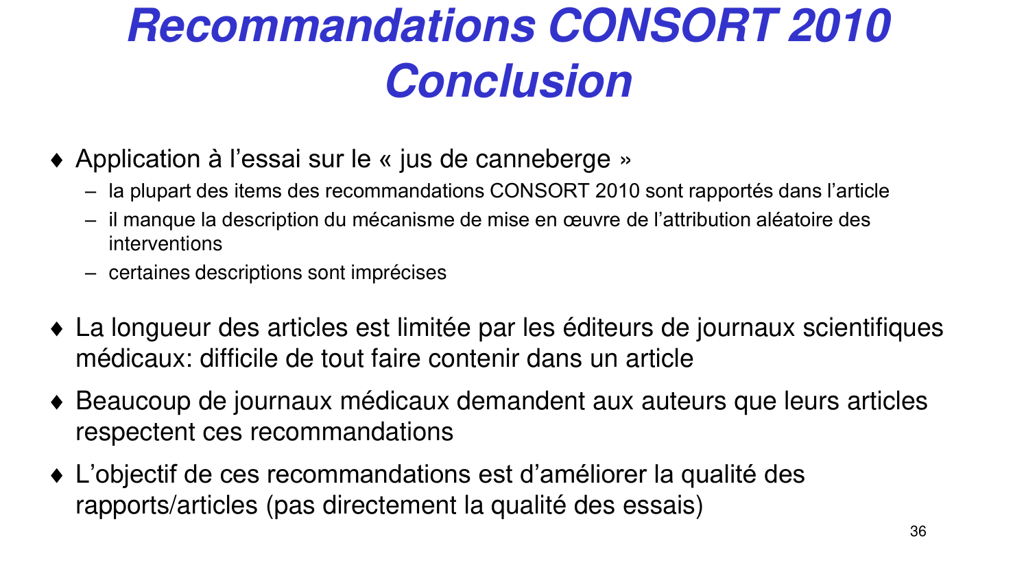 Statistiques pour médecins15 lecturecritique page 36