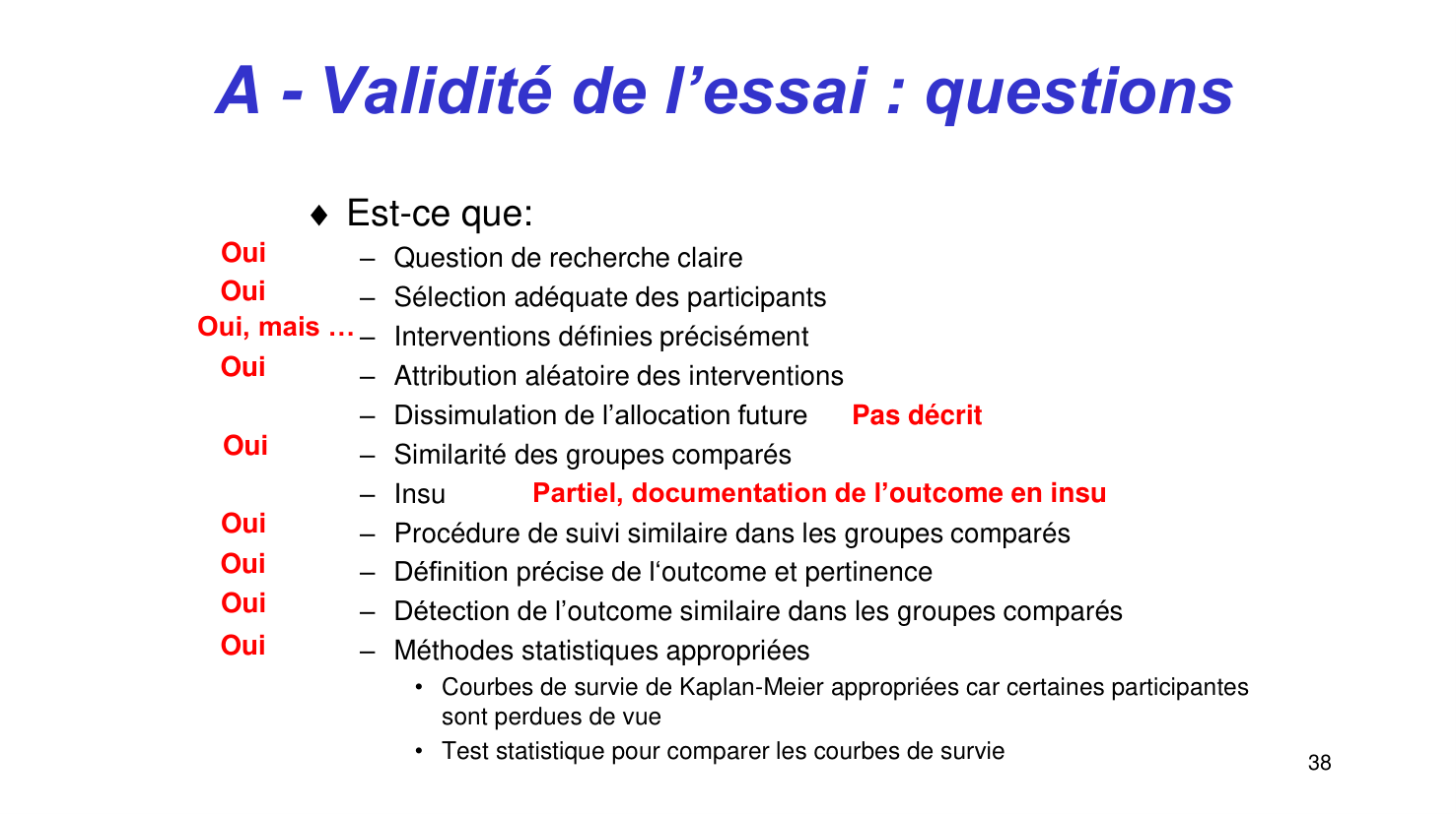 Statistiques pour médecins15 lecturecritique page 38