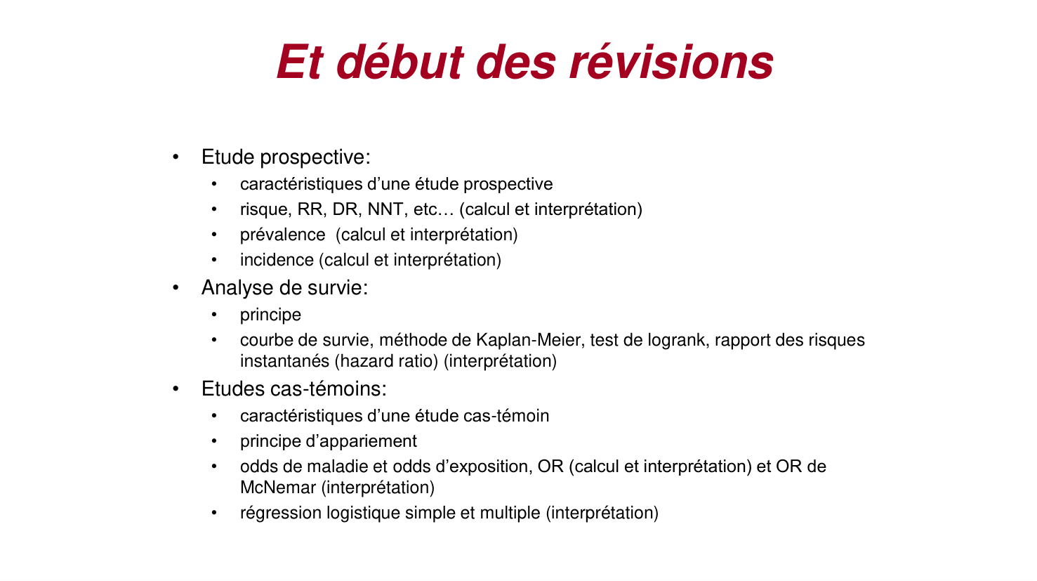 Statistiques pour médecins15 lecturecritique page 50