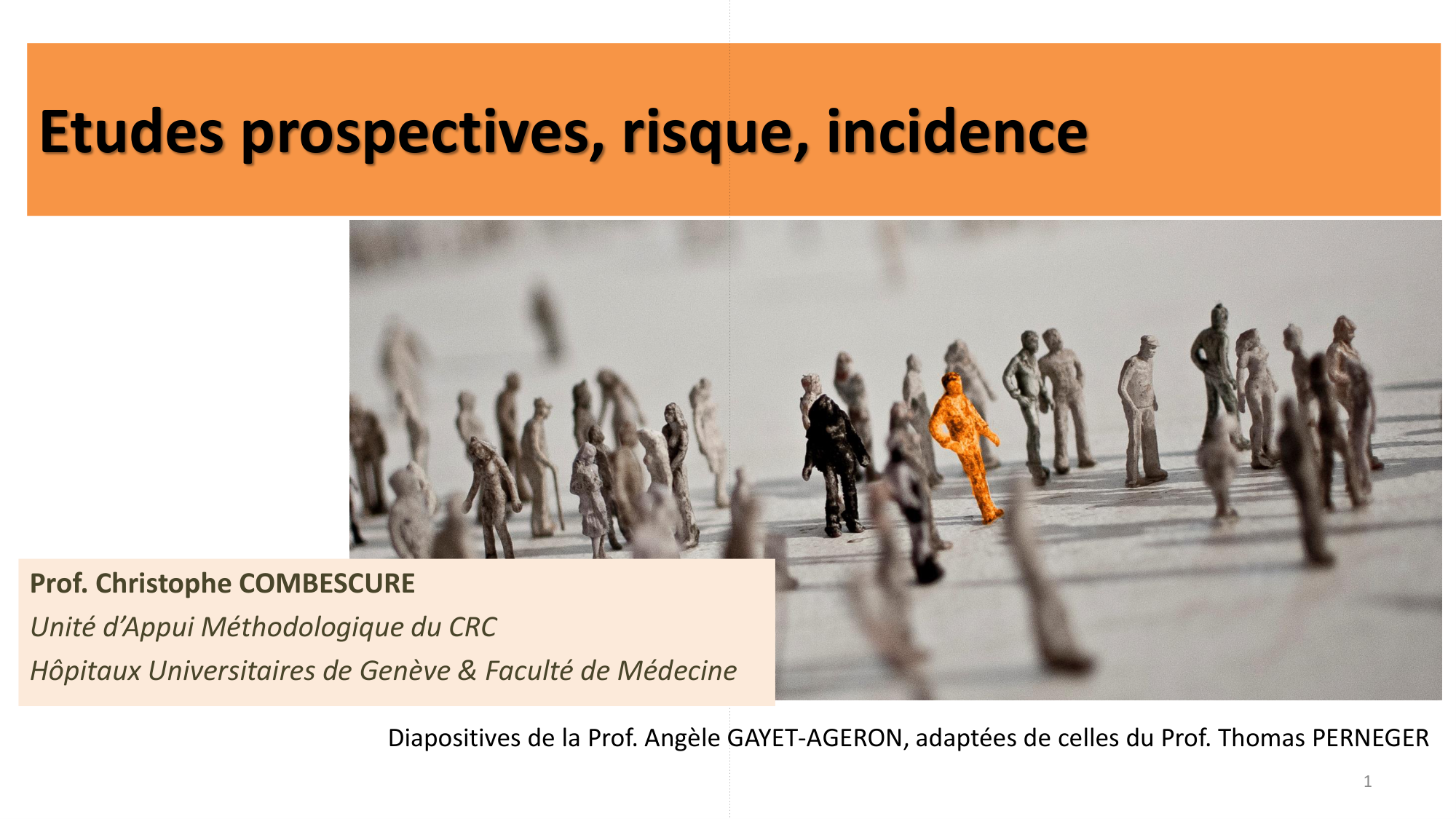 Statistiques pour médecins 10 études prospectives page 1