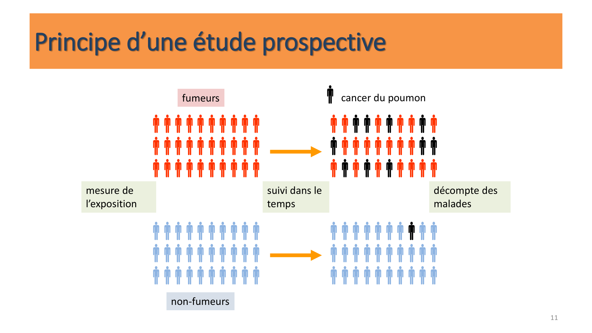 Statistiques pour médecins 10 études prospectives page 11