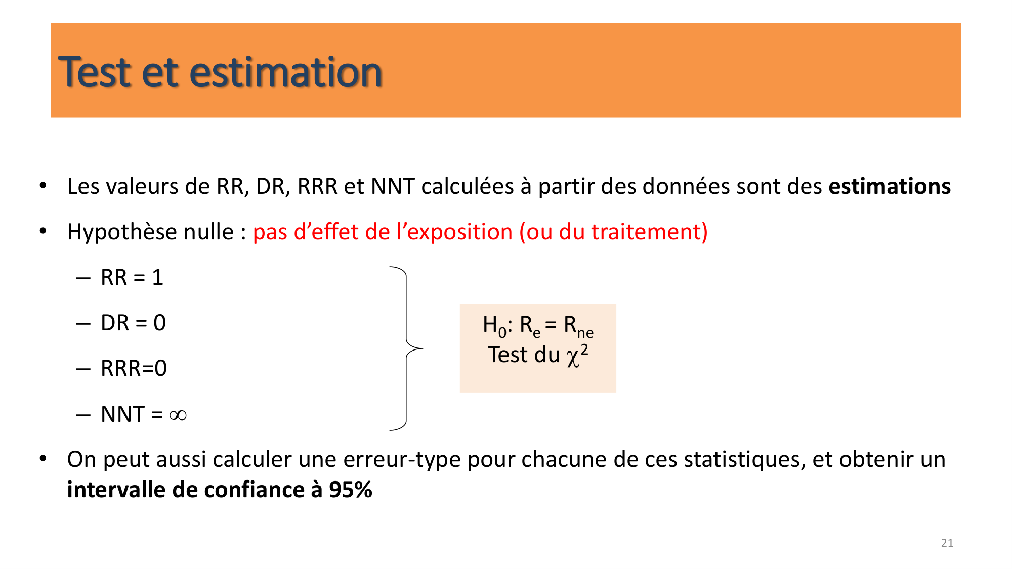 Statistiques pour médecins 10 études prospectives page 21