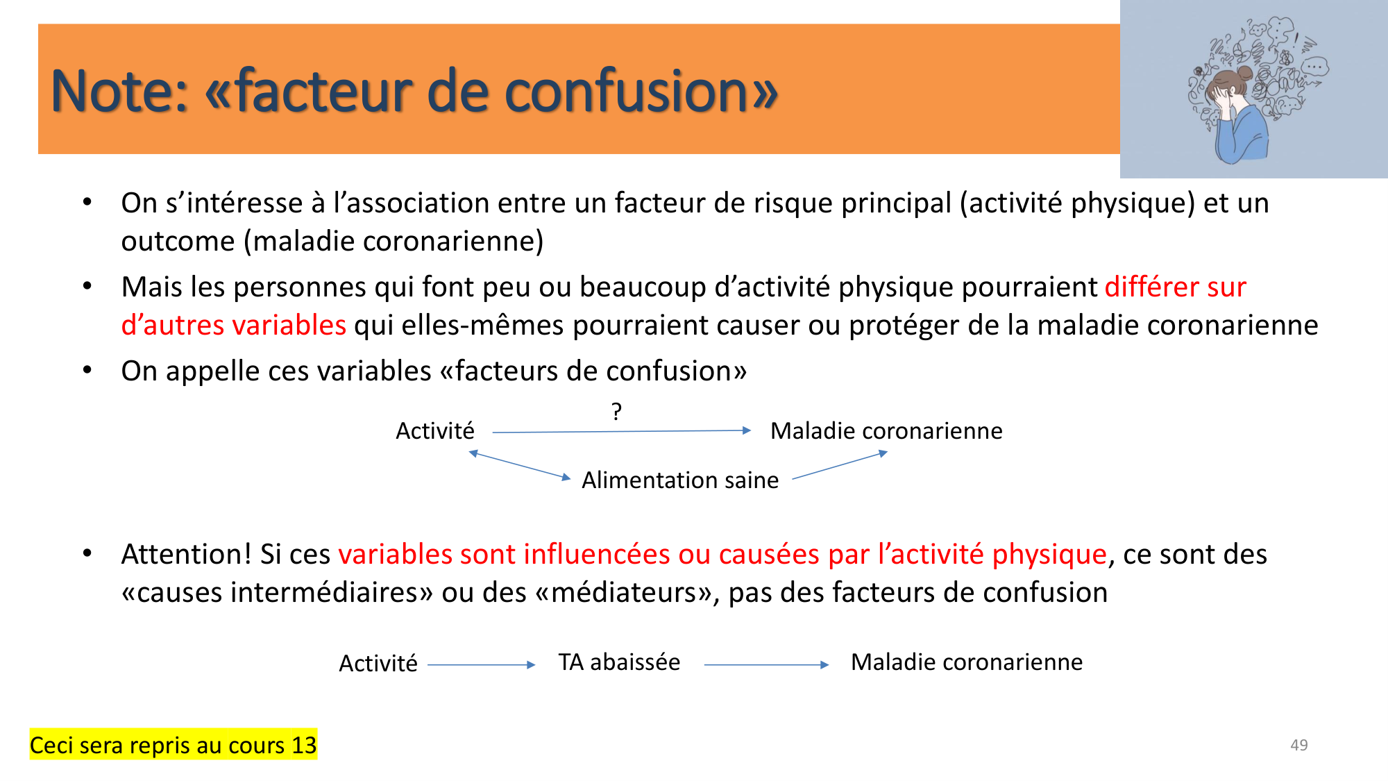 Statistiques pour médecins 10 études prospectives page 49