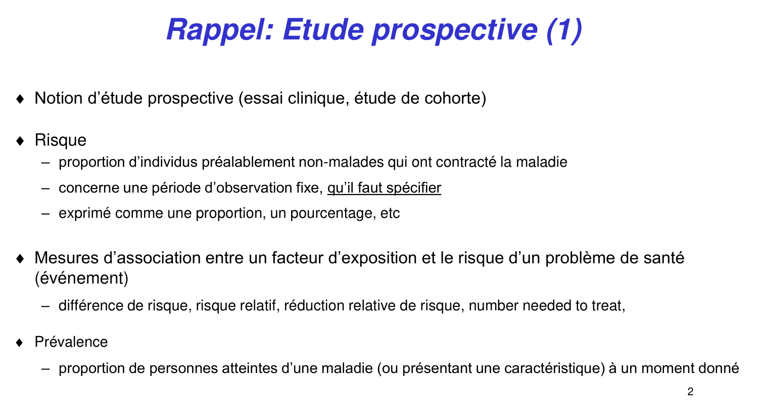 Statistiques pour médecins 11 survie page 2
