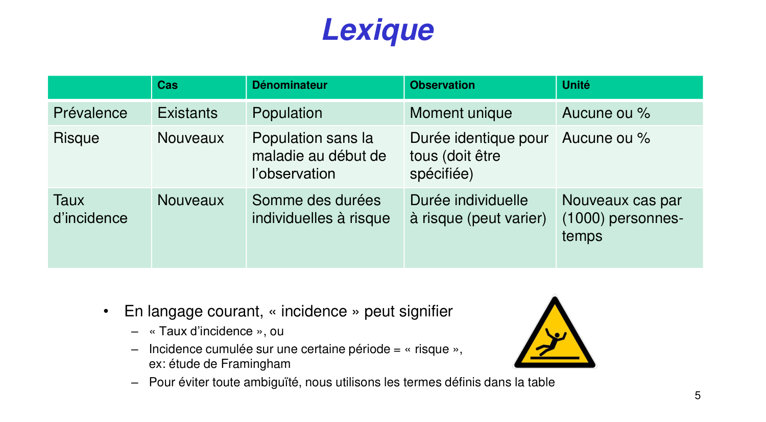 Statistiques pour médecins 11 survie page 5