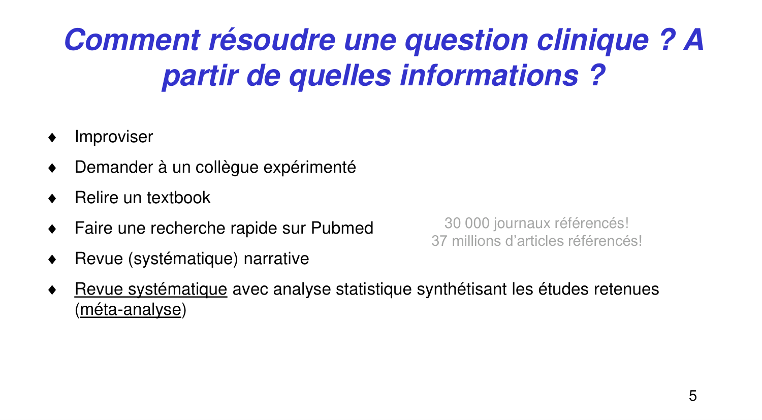 Statistiques pour médecins 14 revuesystematique page 5