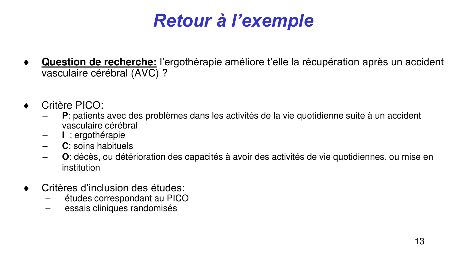 Statistiques pour médecins 14 revuesystematique page 13