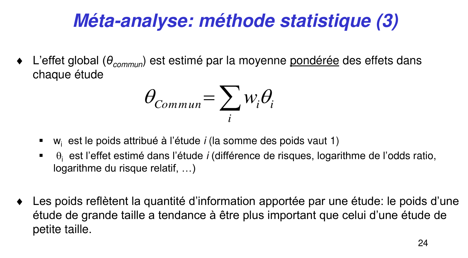 Statistiques pour médecins 14 revuesystematique page 24