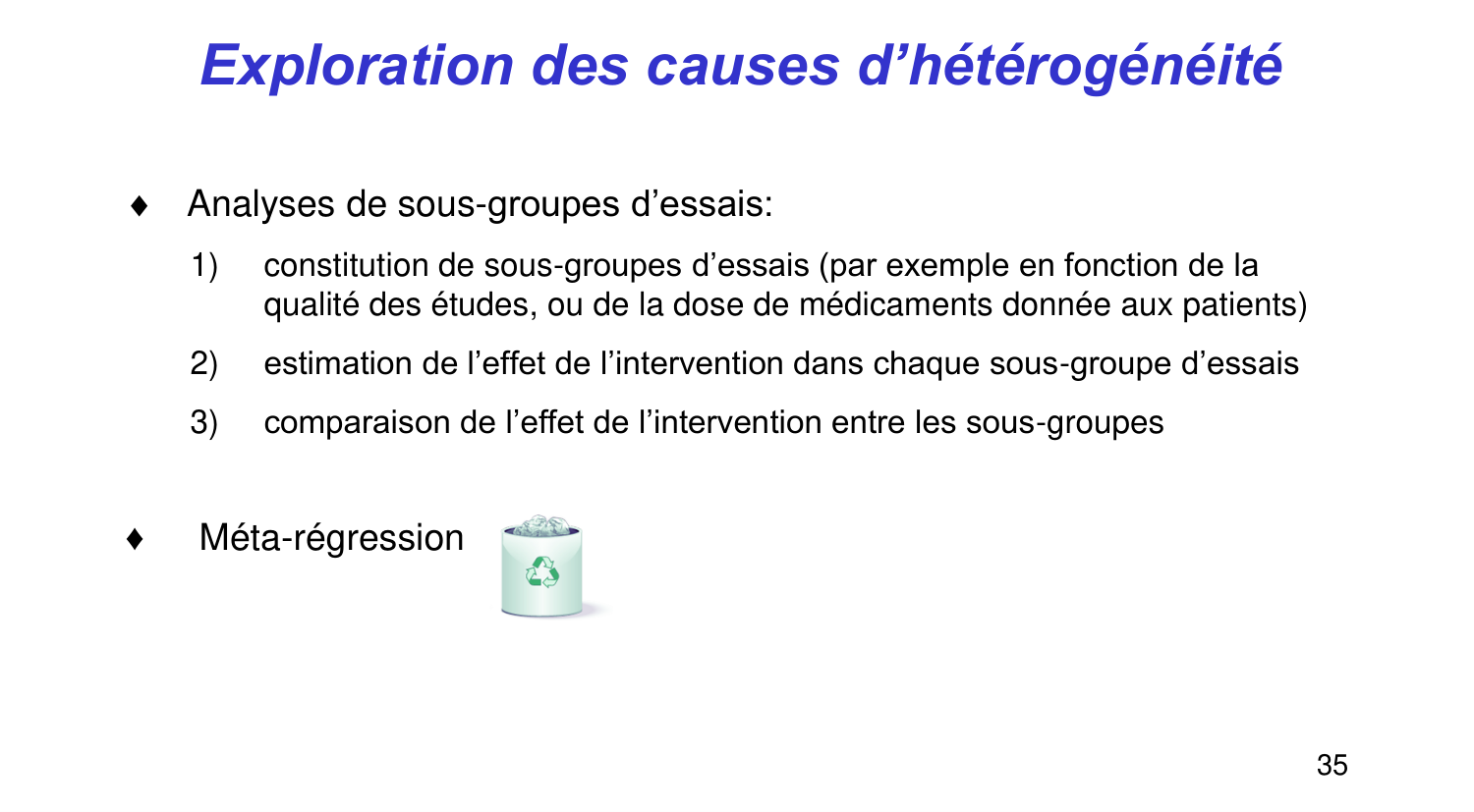 Statistiques pour médecins 14 revuesystematique page 35