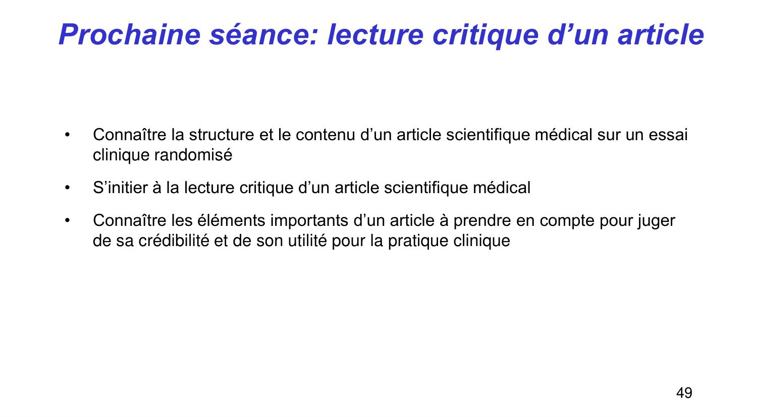 Statistiques pour médecins 14 revuesystematique page 49