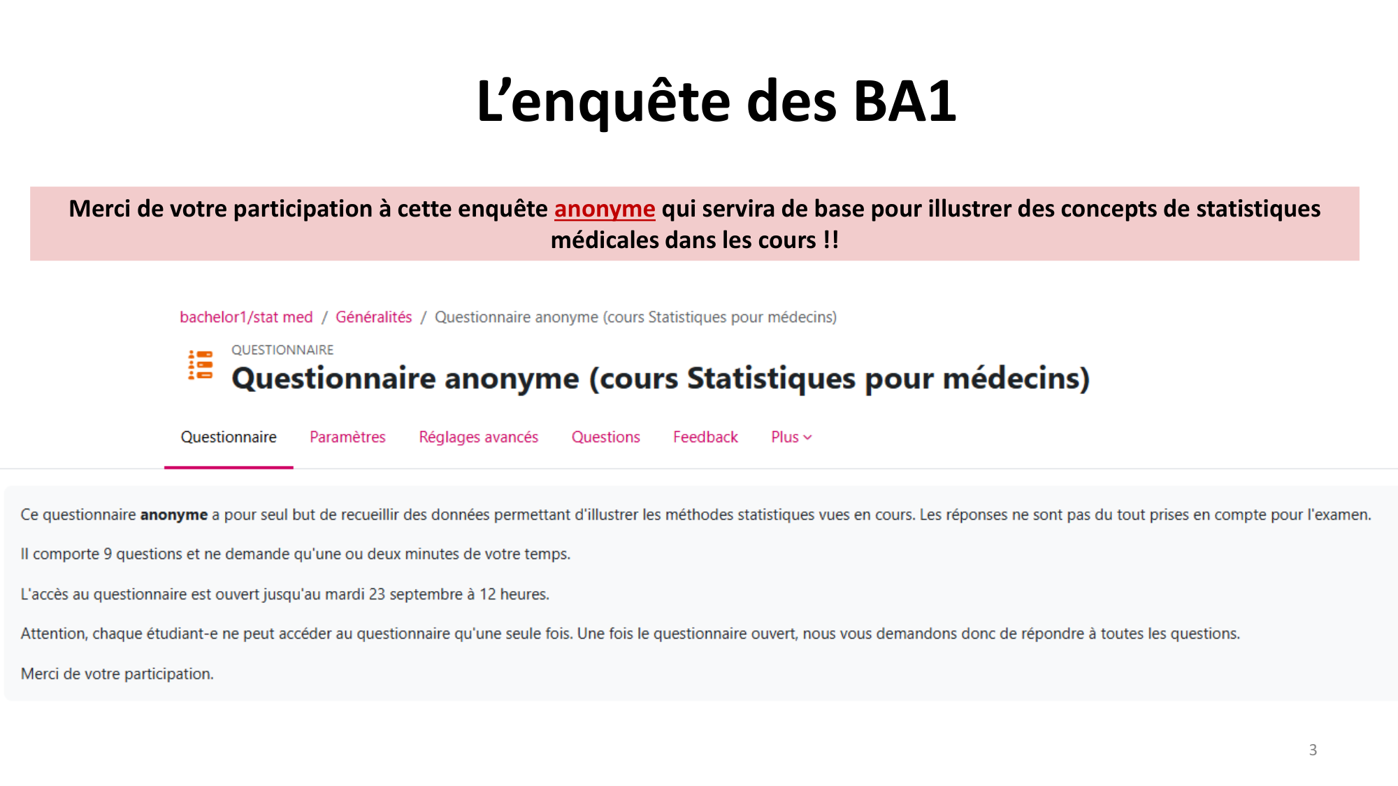 Statistiques pour médecins 1 intro page 3