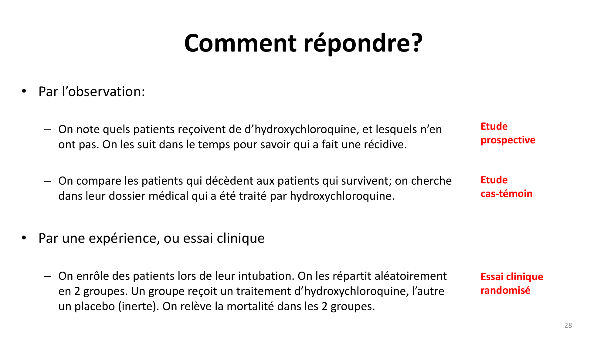 Statistiques pour médecins 1 intro page 28