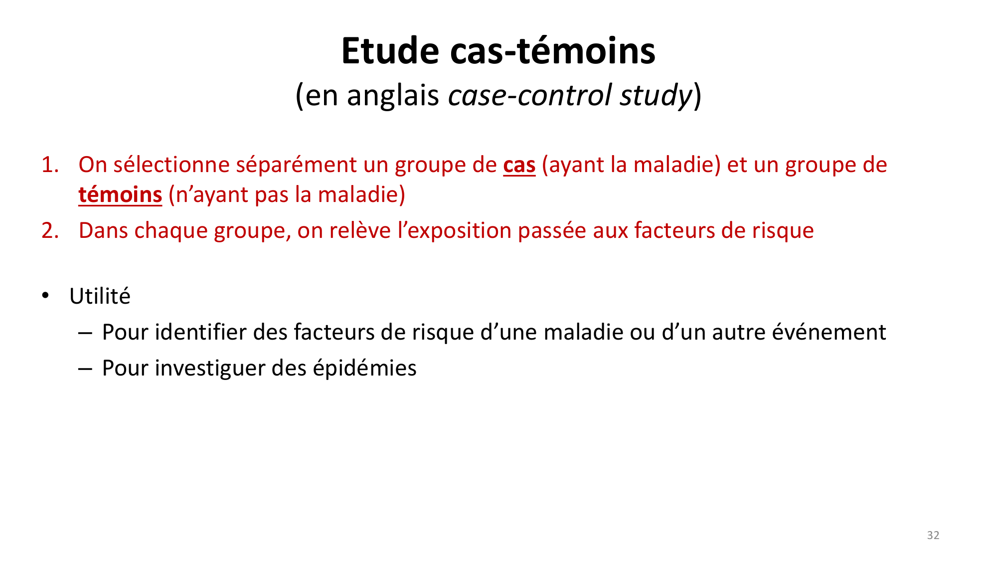 Statistiques pour médecins 1 intro page 32