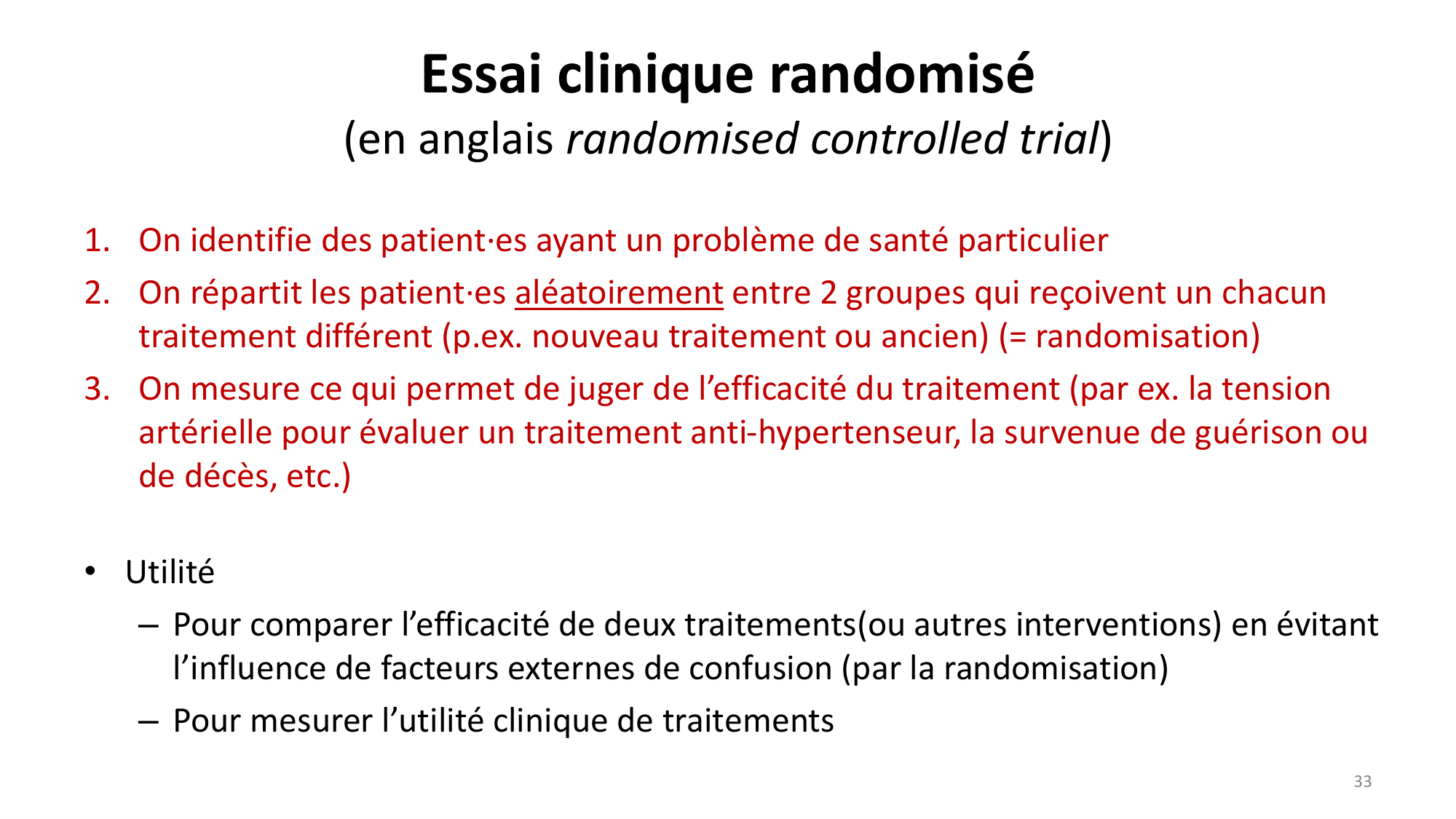 Statistiques pour médecins 1 intro page 33