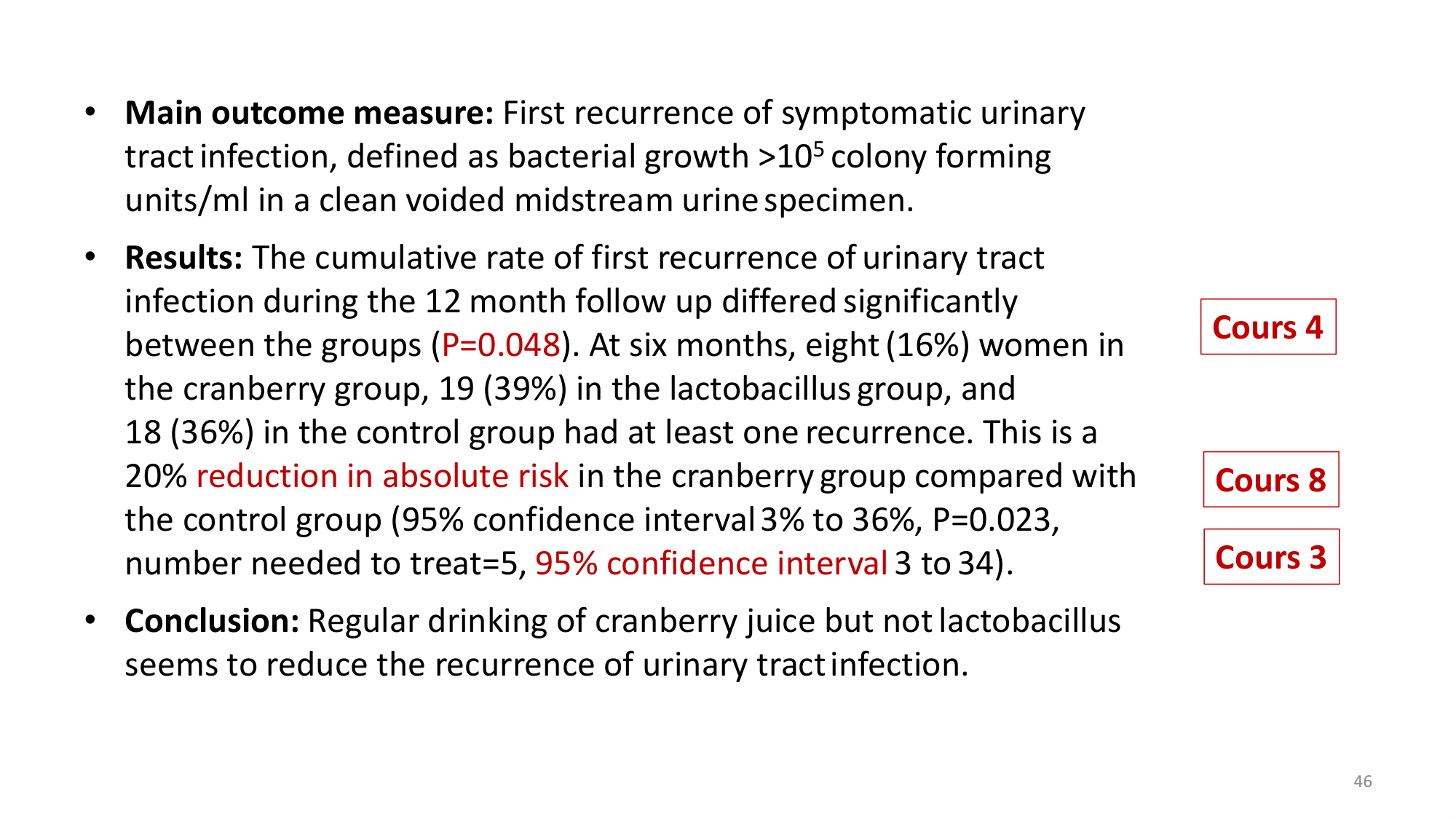 Statistiques pour médecins 1 intro page 46