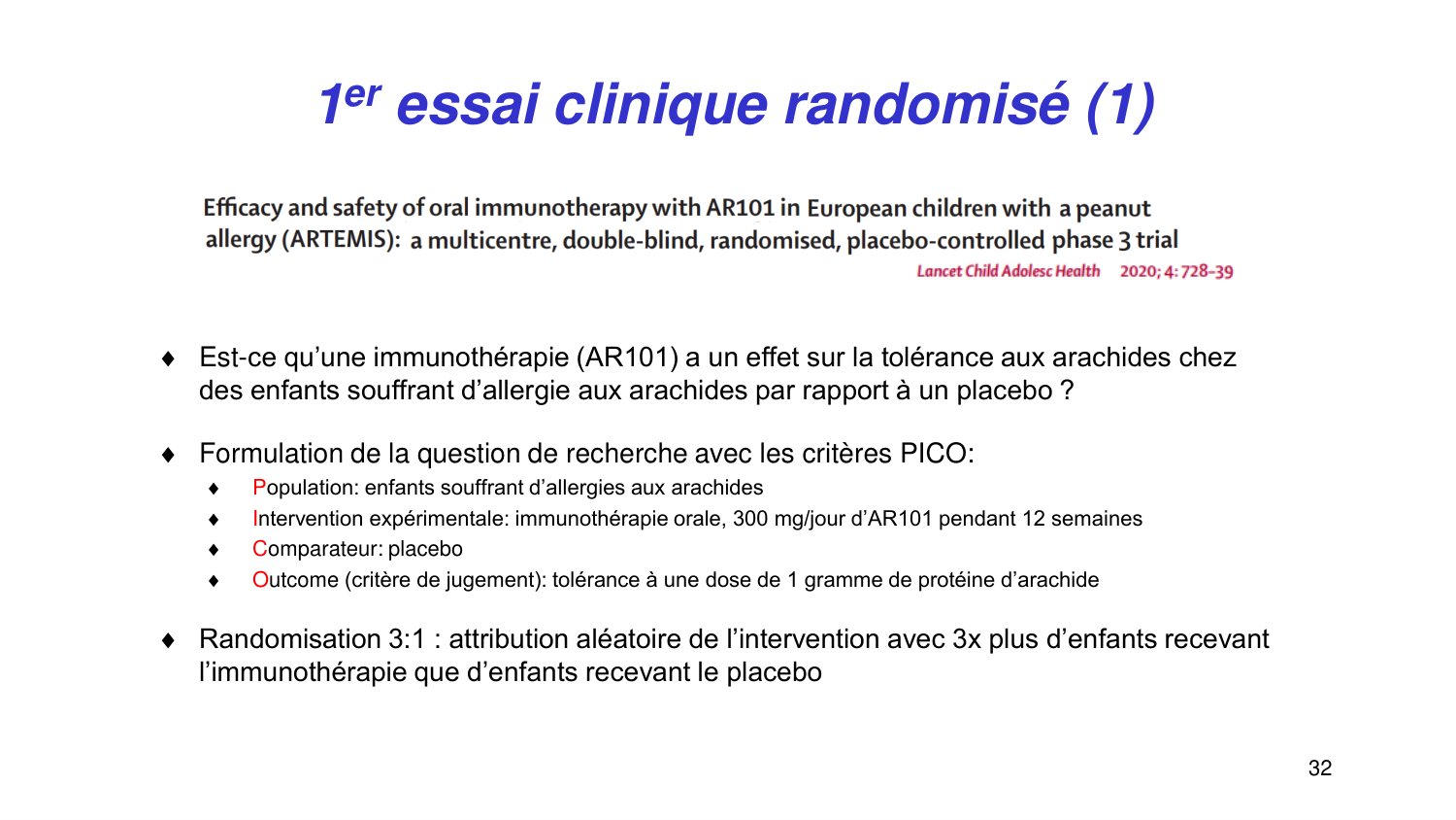 Statistiques pour médecins 2 statdescriptives page 32