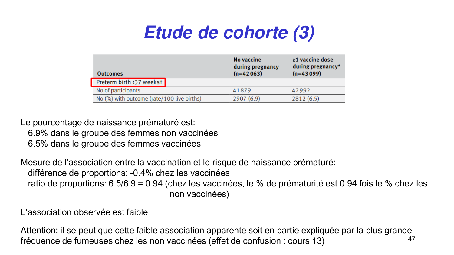 Statistiques pour médecins 2 statdescriptives page 47