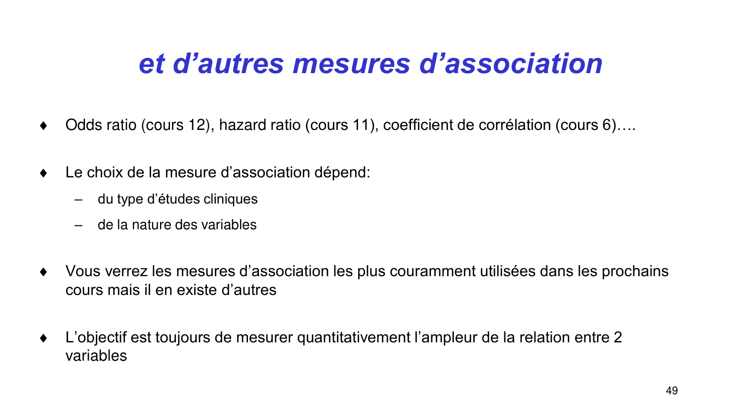 Statistiques pour médecins 2 statdescriptives page 49
