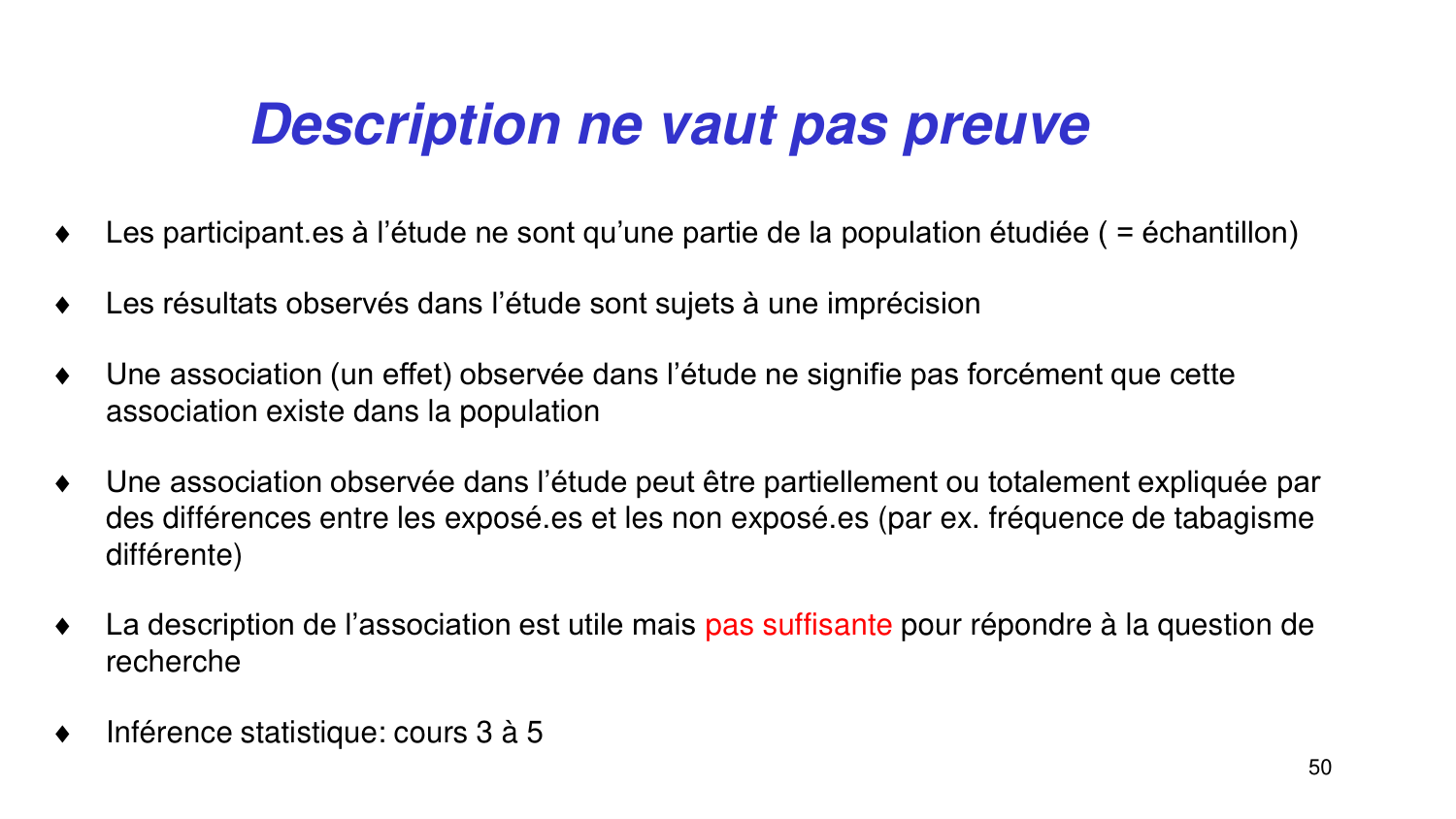 Statistiques pour médecins 2 statdescriptives page 50