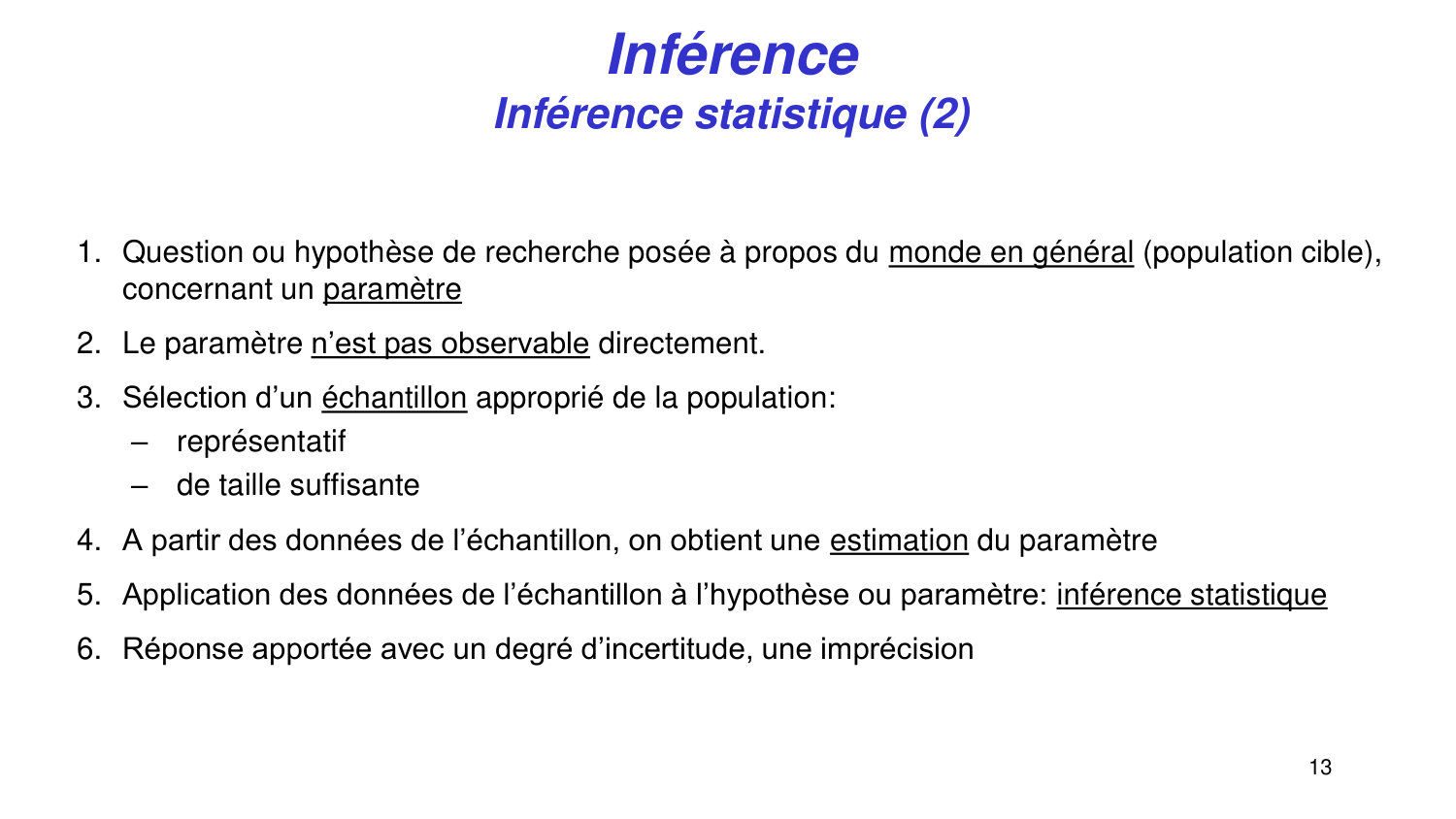 Statistiques pour médecins 3 estimation page 13