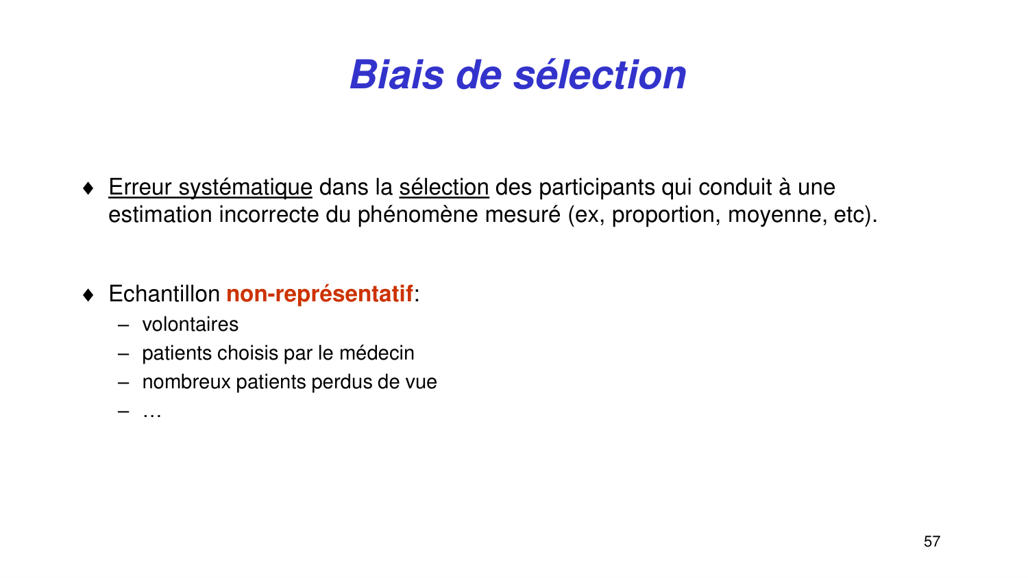 Statistiques pour médecins 3 estimation page 57