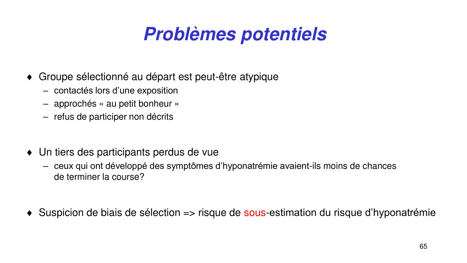 Statistiques pour médecins 3 estimation page 65