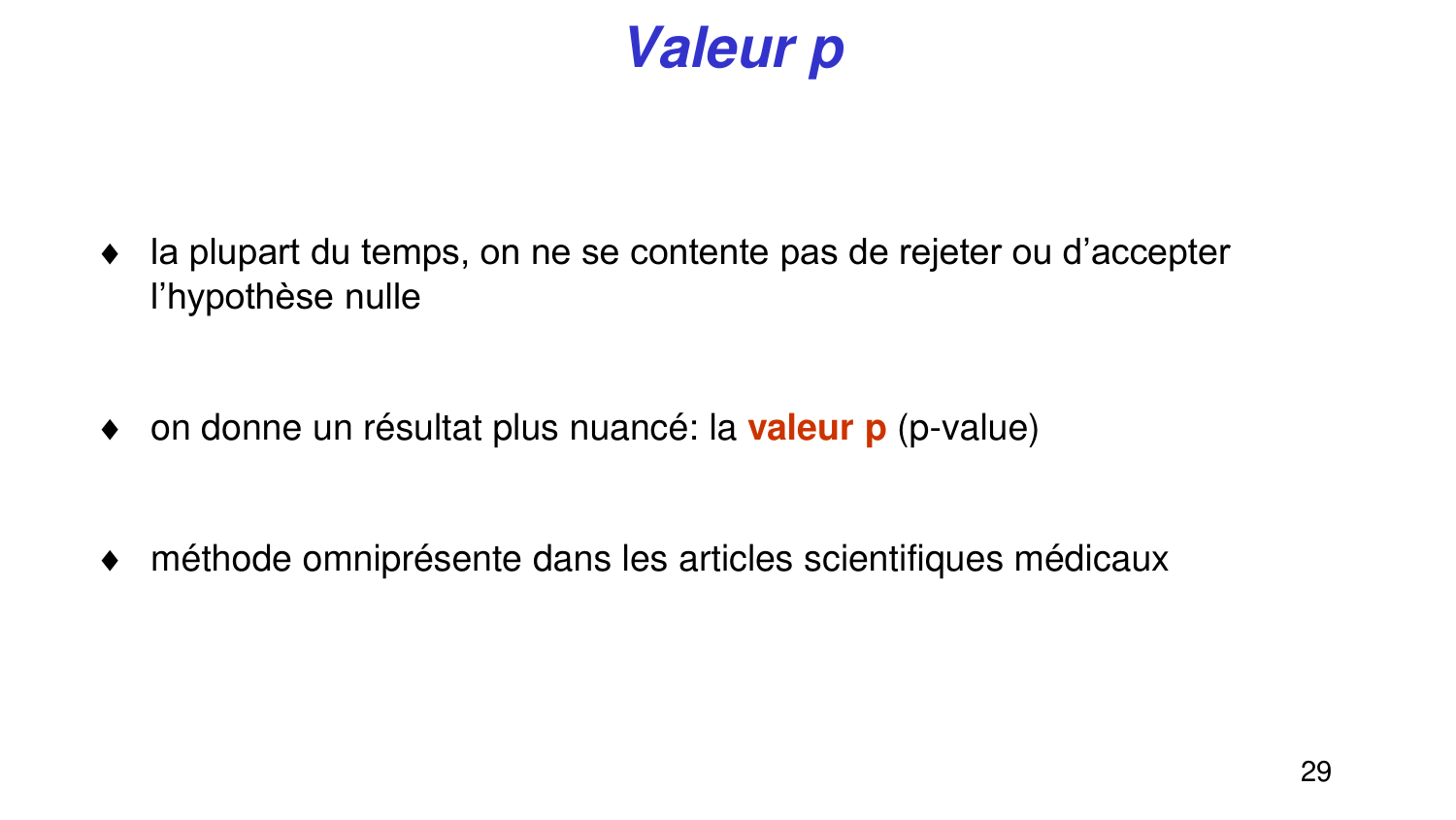 Statistiques pour médecins 4 testsstatistiques page 29