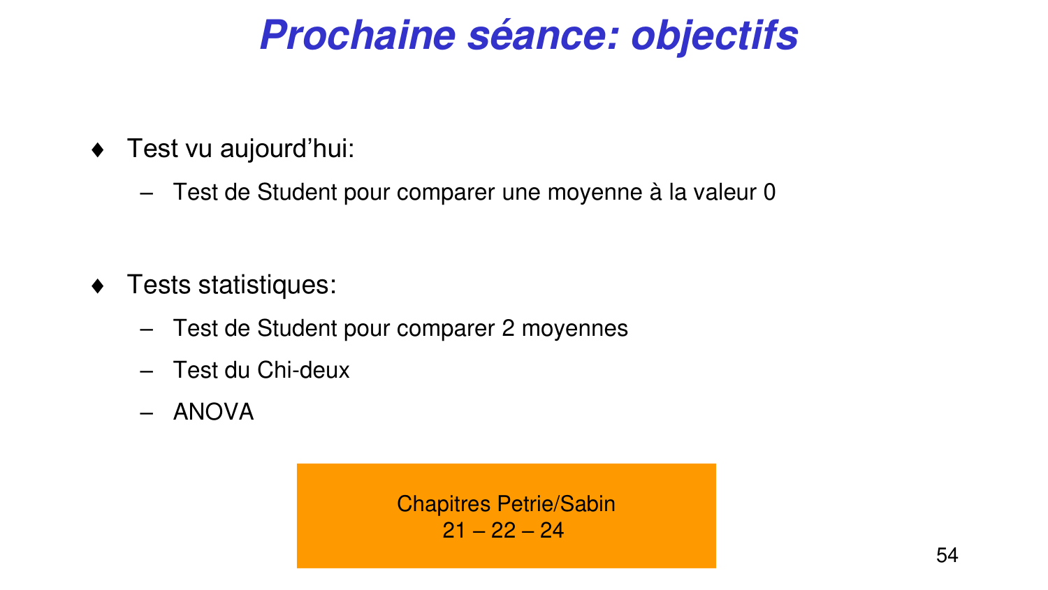 Statistiques pour médecins 4 testsstatistiques page 54