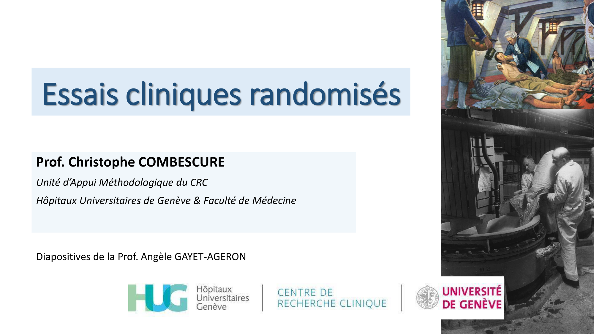 Statistiques pour médecins 7 Essais cliniques page 1