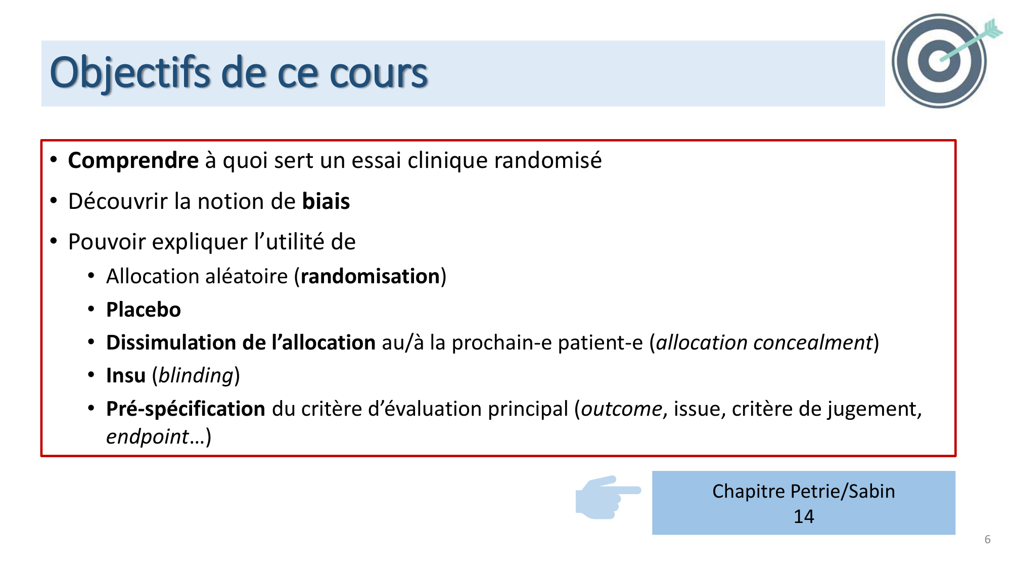 Statistiques pour médecins 7 Essais cliniques page 6