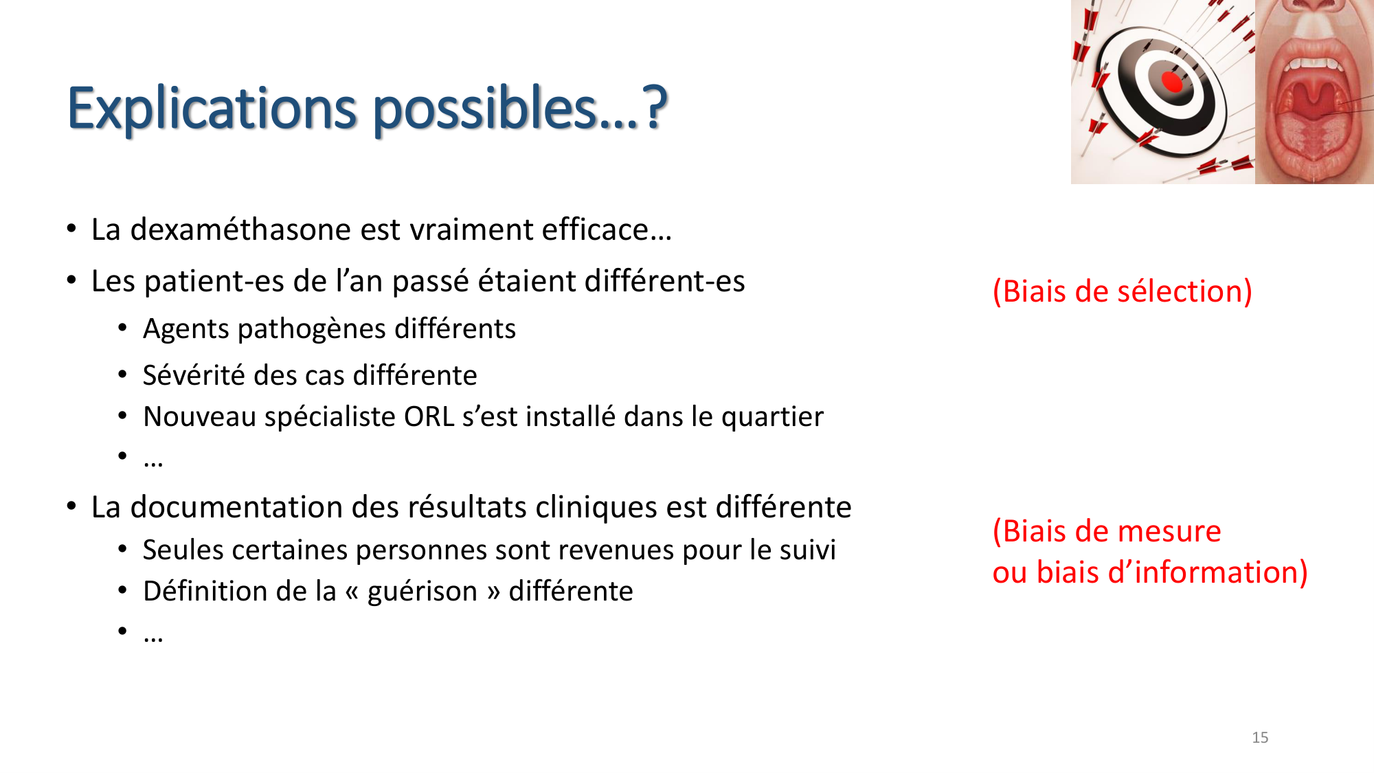 Statistiques pour médecins 7 Essais cliniques page 15