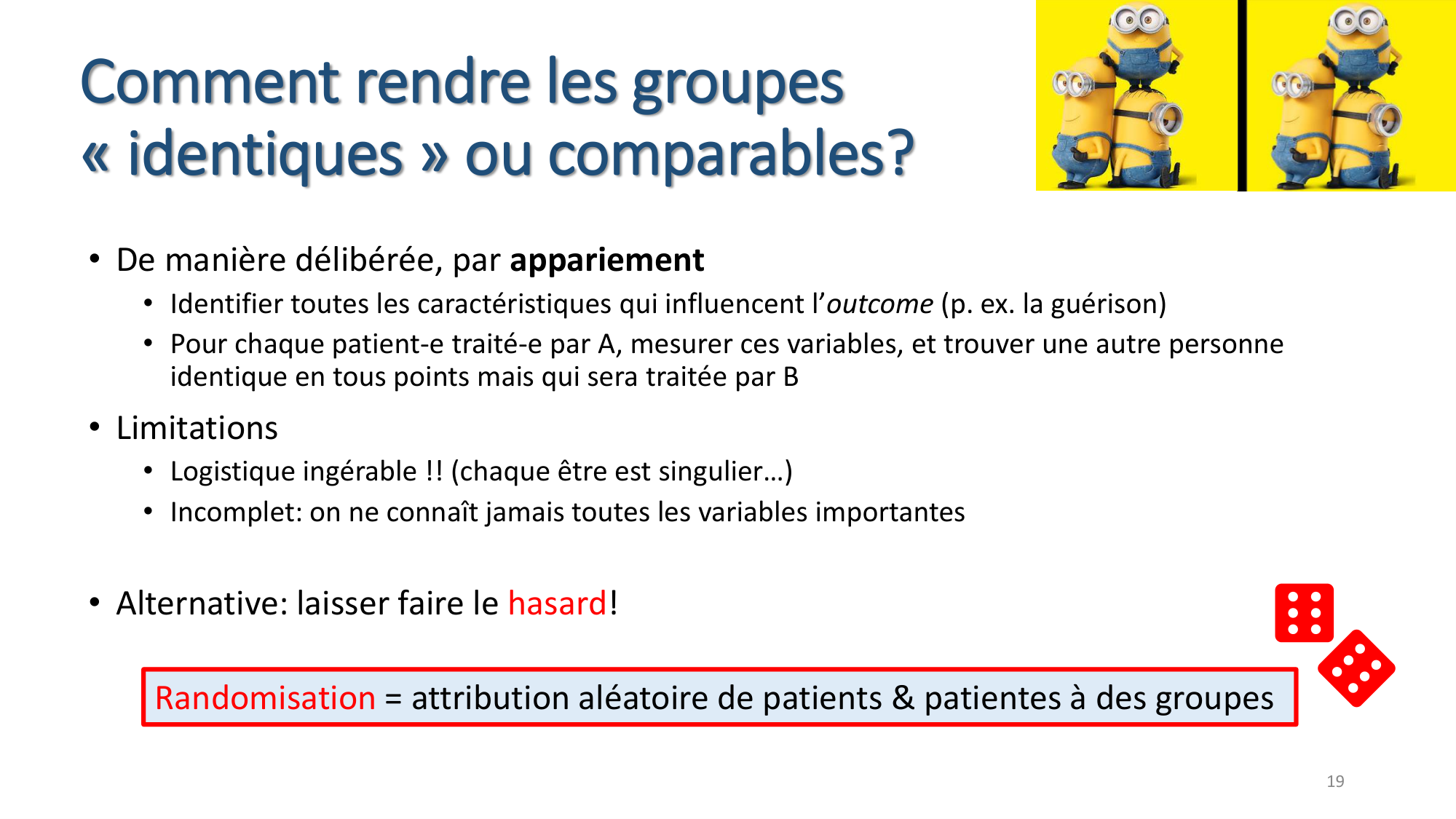 Statistiques pour médecins 7 Essais cliniques page 19