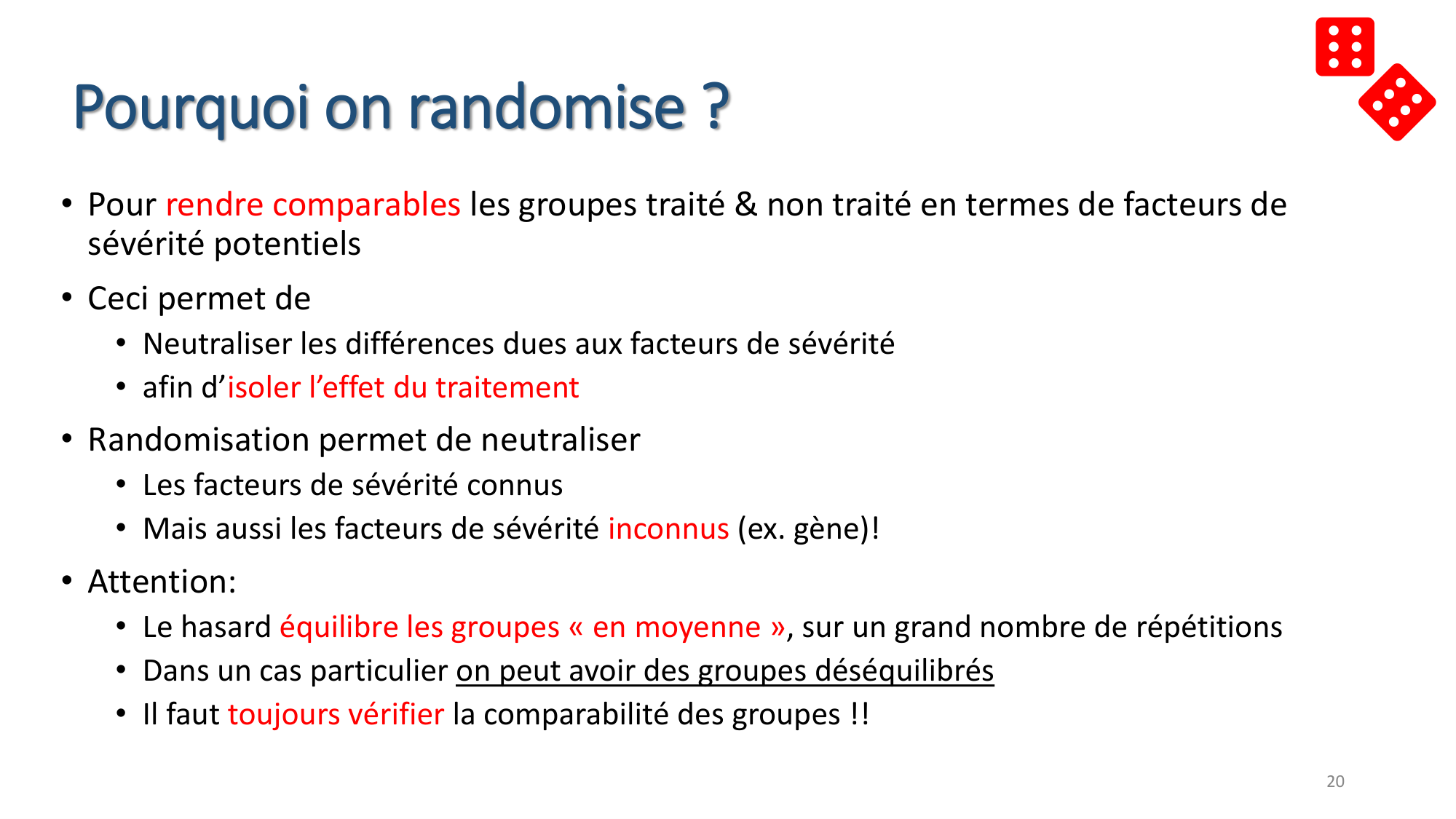Statistiques pour médecins 7 Essais cliniques page 20