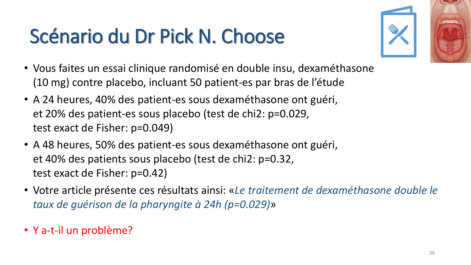 Statistiques pour médecins 7 Essais cliniques page 36
