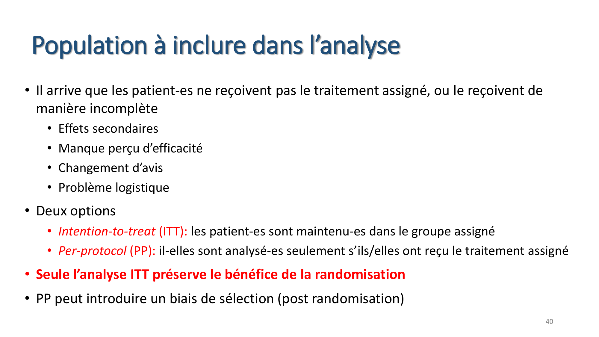 Statistiques pour médecins 7 Essais cliniques page 40